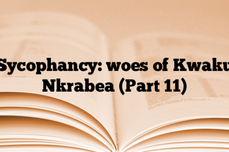 Sycophancy: woes of Kwaku Nkrabea (Part 11)