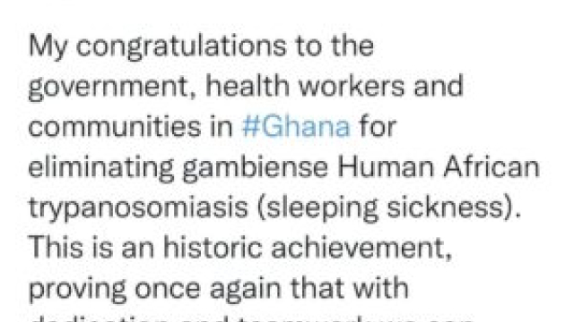 Could the elimination of trypanosomiasis (sleeping sickness) in Ghana have been due to galamsey activities rather than public health interventions?